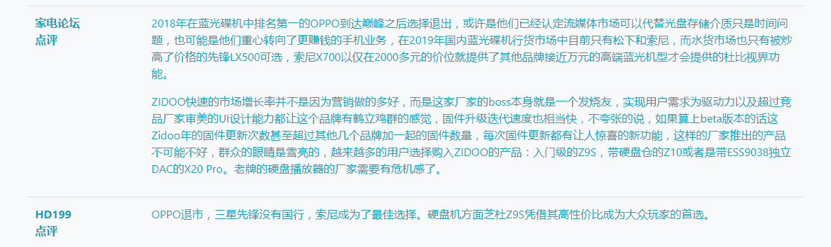 2018-2019年度影音推薦產(chǎn)品獎-家電論壇與HD199論壇歲末聯(lián)手打造_08